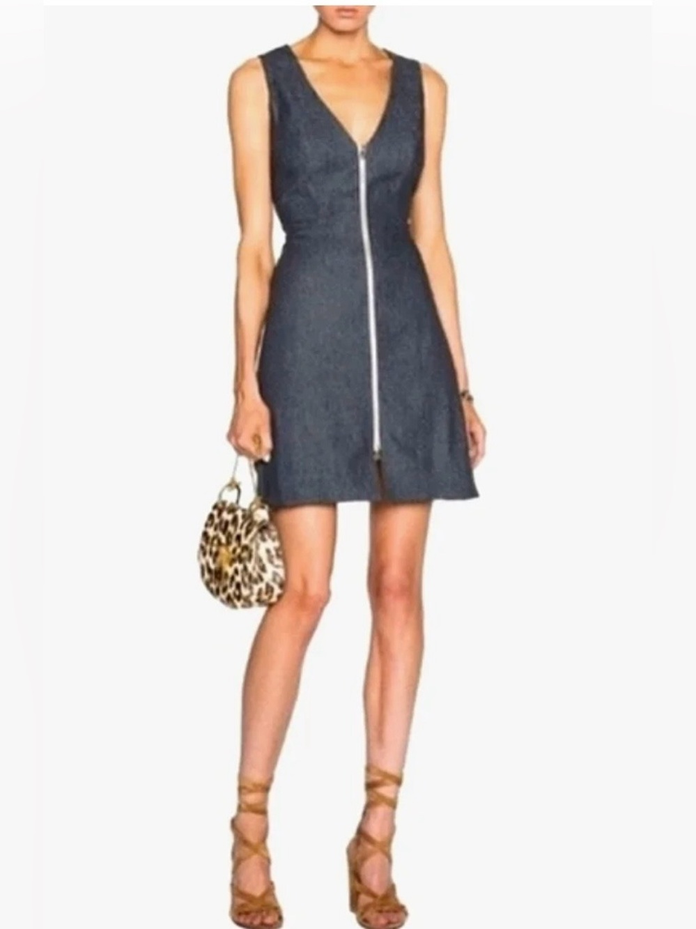L'AGENCE Jacquelin Denim Mini Dress